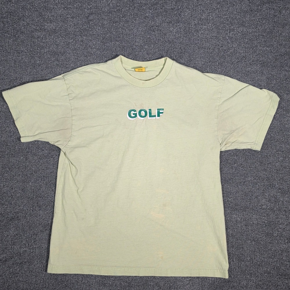 Golf Wang 3D Logo T-Shirt Mens Large Green Tyler The Creator Streetwear Tee